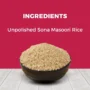Sona Masuri Brown Rice, Packaging Size: 1 Kg